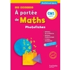 LE NOUVEL A PORTEE DE MATHS CM1 - PHOTOFICHES + CD ROM - ED. 2016