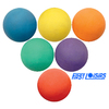 6 BALLES REBONDISSANTES LISSES 6CM COLORIS ASSORTIS