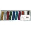 10 TUBES POUDRE DE PAILLETTES COLORIS ASSORTIS