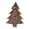 SAPIN DE NOEL SUR SOCLE BOIS MDF A D?CORER 50,7 X 38 X 8,5CM