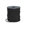 CORDON SYNTHETIQUE 1MM NOIR  - BOBINE DE 50M