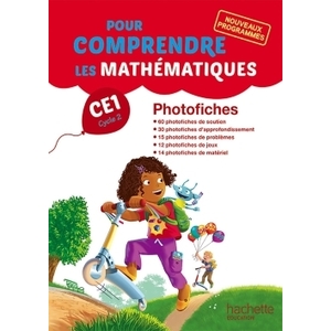 POUR COMPRENDRE LES MATHEMATIQUES CE1 - PHOTOFICHES - ED. 2016