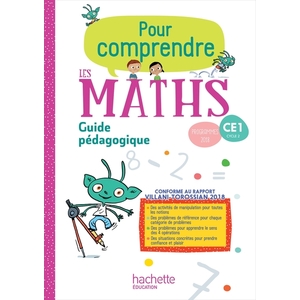 POUR COMPRENDRE LES MATHS CE1 - GUIDE PEDAGOGIQUE - ED. 2019