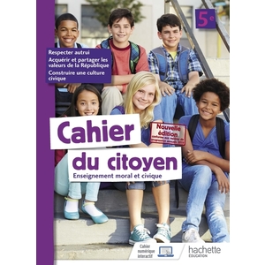 CAHIER DU CITOYEN 5E - ED. 2019