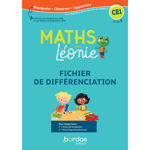 LES MATHS AVEC LEONIE CE1 2020 FICHIER DE DIFFERENCIATION PHOTOCOPIABLE