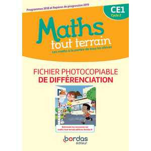 MATHS TOUT TERRAIN CE1 2020 FICHIER PHOTOCOPIABLE DE DIFFERENCIATION