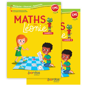 LES MATHS AVEC LEONIE CM1 2022 CAHIERS DE L'ELEVE N 1 ET N 2 SOUS FILM