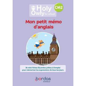 HOLY OWLY - ANGLAIS CM2 - 2022 - MON PETIT MEMO D'ANGLAIS