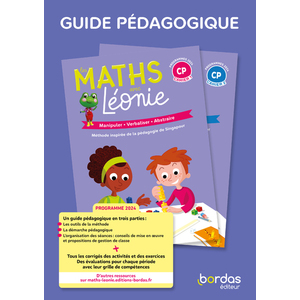 LES MATHS AVEC LEONIE - CP - 2024 - GUIDE PEDAGOGIQUE