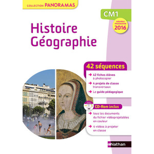 PANORAMA - HISTOIRE GEOGRAPHIE - FICHIER - CM1 + CD