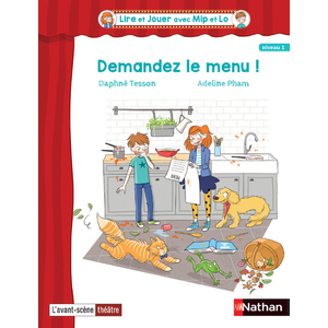 LIRE ET JOUER AVEC MIP ET LO - PIECE 2 CYCLE 2 - DEMANDEZ LE MENU !