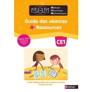 METHODE HEURISTIQUE DE MATHS PINEL - GUIDE PEDAGOGIQUE CE1 2019