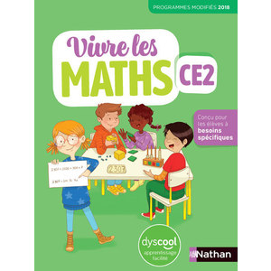 VIVRE LES MATHS CE2 - FICHIER ELEVE DYSCOOL - 2020