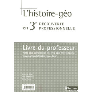 HIST GEO 3E DECOUVERTE PROF