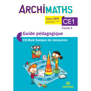 ARCHIMATHS CE1 (2019) - BANQUE DE RESSOURCES SUR CD-ROM AVEC GUIDE PEDAGOGIQUE PAPIER