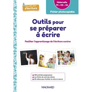 OUTILS POUR SE PREPARER A ECRIRE MATERNELLE (2024) - GUIDE AVEC FICHES A PHOTOCOPIER