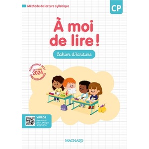 A MOI DE LIRE ! CP (2024) - CAHIER D'ECRITURE