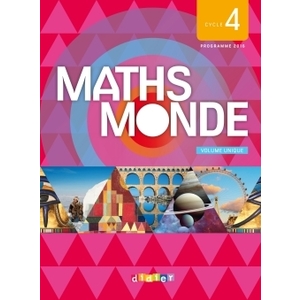 MATHS MONDE CYCLE 4 - LIVRE (1 VOLUME)