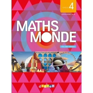 MATHS MONDE CYCLE 4 - 2 VOLUMES - LIVRE