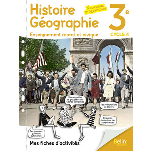 HISTOIRE GEOGRAPHIE EMC 3E 2017 MES FICHES D'ACTIVITES