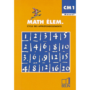 MATH ELEM CM1 ELEVE