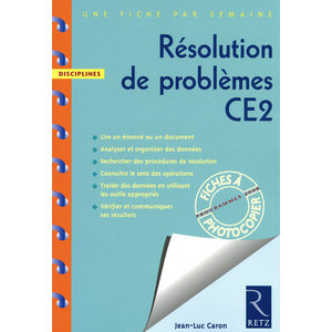 RESOLUTION DE PROBLEMES CE2 DISCIPLINES