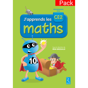 PACK DE 10 FICHIERS J'APPRENDS LES MATHS CE2