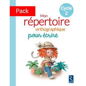 PACK 6 EXEMPLAIRES MON REPERTOIRE ORTHOGRAPHIQUE POUR ECRIRE CYCLE 2