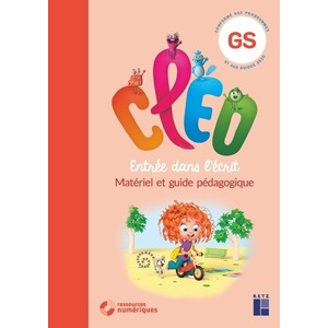 CLEO GS - ENTREE DANS L'ECRIT - GUIDE PEDAGOGIQUE + 160 PAGES CARTONNEES PREDECOUPEES + CD-ROM