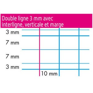 25 CAHIERS MATERNELLE 17X14,7 24P DL3MM ? L'ITALIENNE