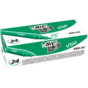 BIC VISA 880 FEUTRE VERT FONCE