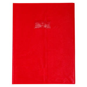 PROTÈGE-CAHIER PLASTIQUE 24X32 OPAQUE ROUGE