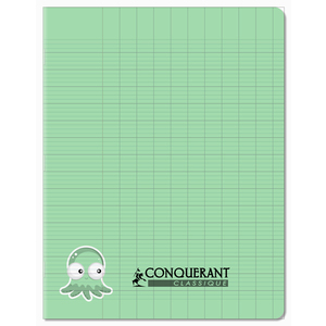 CAHIER DÉBUTANT PP VERT 17X22 32P SÉYÈS 3MM 90G