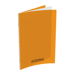 CAHIER PP ORANGE 24X32 96P SÉYÈS 90G PIQURE