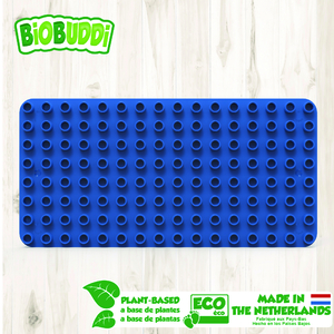 BIOBUDDI - PLAQUE DE CONSTRUCTION BLEU