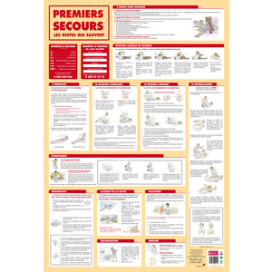 POSTER SOUPLE PREMIERS SECOURS