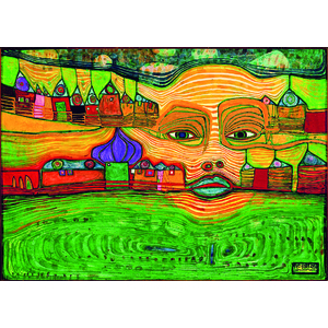 HUNDERTWASSER - IRINALAND SUR LES BALKANS