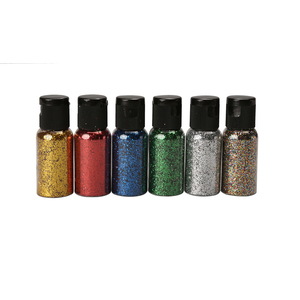 6 SALIÈRES 35ML POUDRE DE PAILLETTES COLORIS ASSORTIS