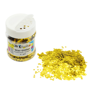 PAILLETTES ETOILE POT 65G COLORIS OR