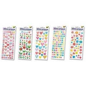 STICKERS EN R?SINE D'?POXY TOUTES SAISONS 1 LOT DE 10 PLANCHES - 5 VERSIONS ASSORTIES