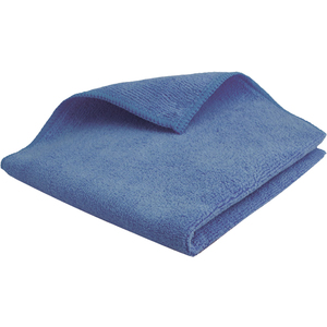 LOT DE 5 LAVETTES MICROFIBRE 38X38CM COLORIS BLEU